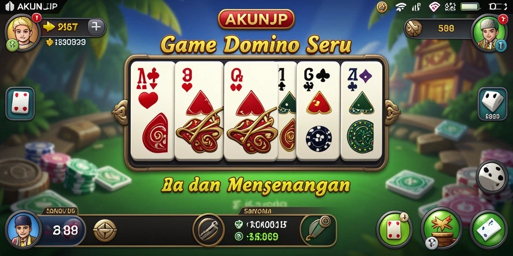 Tampilan gameplay AKUNJP yang menarik dan menantang.