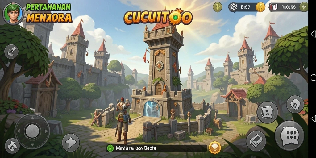 Tampilan gameplay <strong>CUCUTOTO</strong> yang menegangkan dan menarik