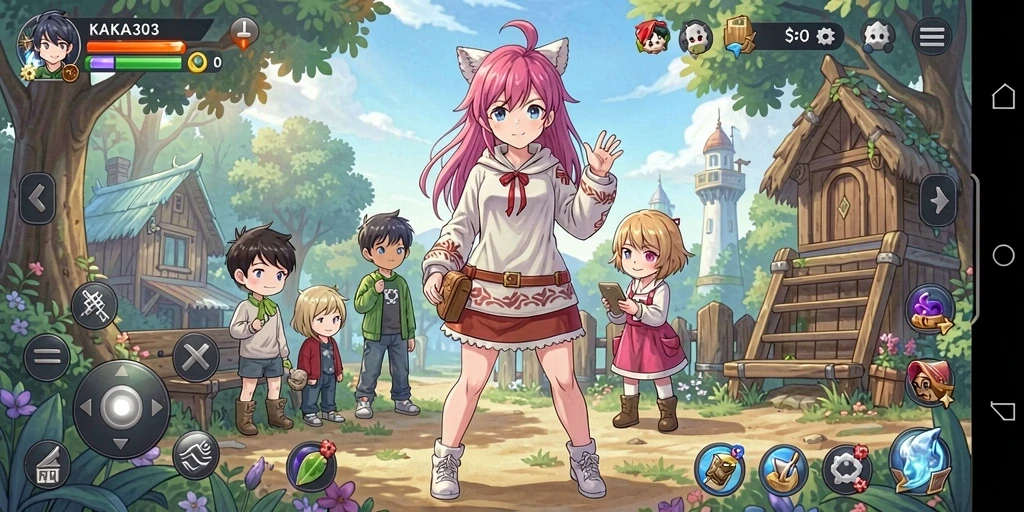 Screenshot KAKA303 menampilkan aksi seru dan karakter anime yang memikat.