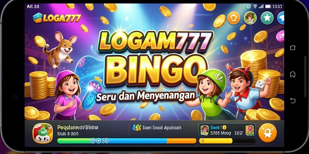 Tampilan gameplay seru dan interaktif di LOGAM777.