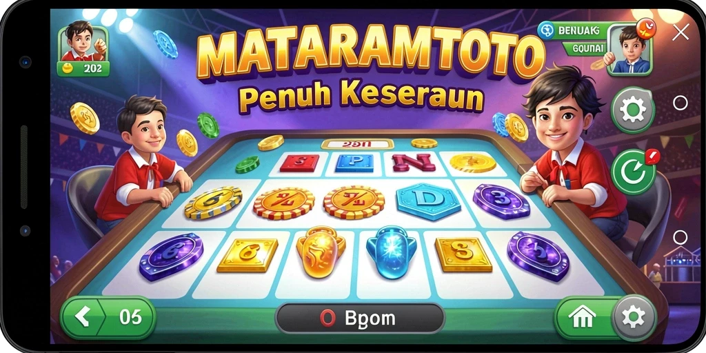 Tampilan gameplay seru dalam permainan Bingo MATARAMTOTO.