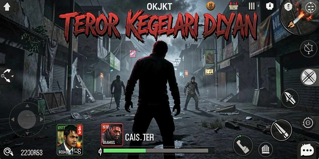 Gameplay menyeramkan dalam dunia penuh teror.