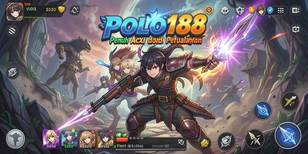 Tampilan gameplay Anime yang mengasyikkan dan penuh warna.