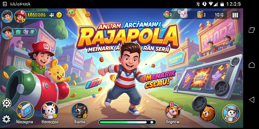 Screenshot gameplay RAJAPOLA yang menampilkan tantangan seru.