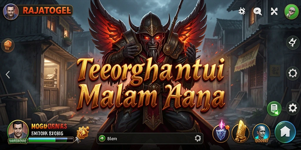 Tangkapan layar dari gameplay yang menegangkan di RAJATOGEL.