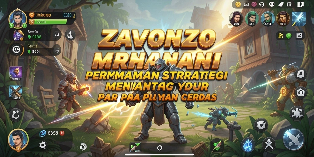 Tampilan gameplay menegangkan dan penuh strategi di ZAVONZO.